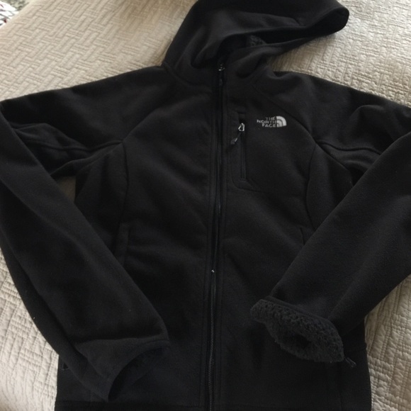 The North Face Black hooded jacket