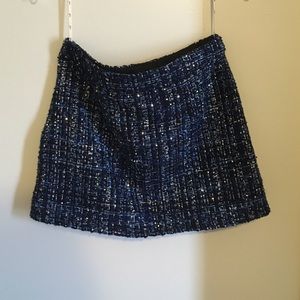 Sparkly mini skirt