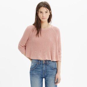 Madewell Pink Knit Sweater Sz Small