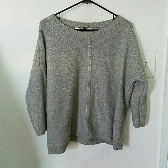 Sparkly silver sweater