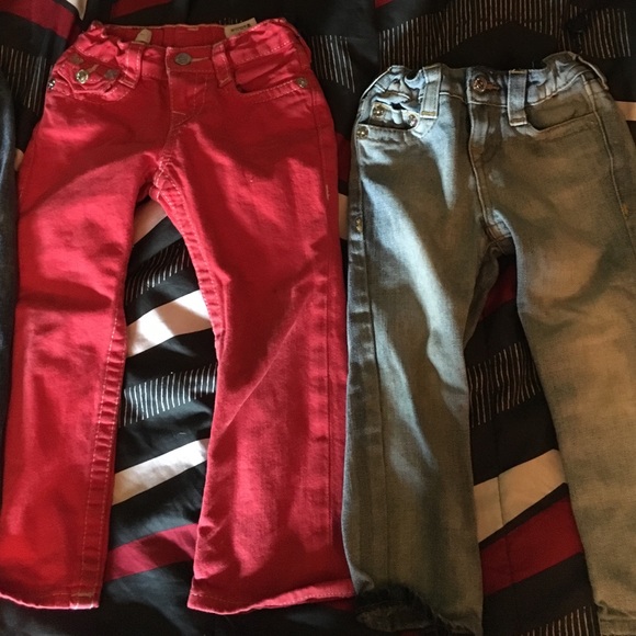 4 pairs of true religion jeans for toddler boy - Picture 1 of 4