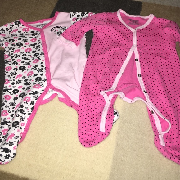 Two Pajamas or Footed Onesie