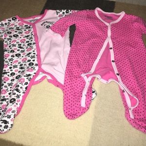 Two Pajamas or Footed Onesie