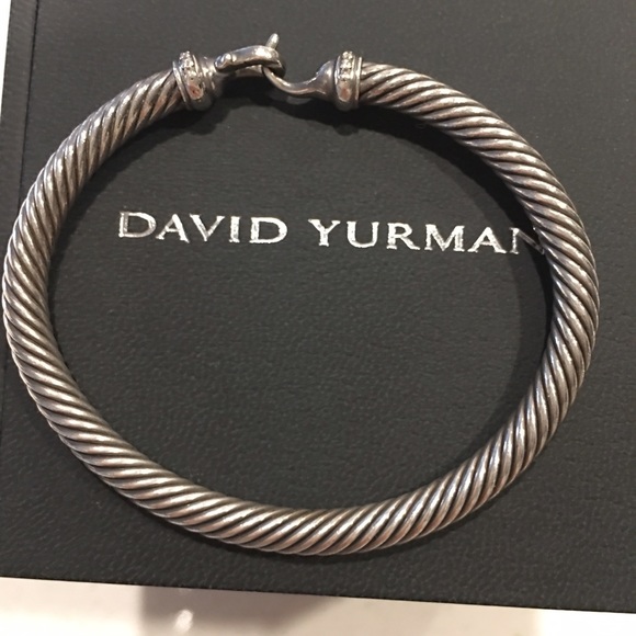 David Yurman Cable Buckle Bracelet w/Diamonds