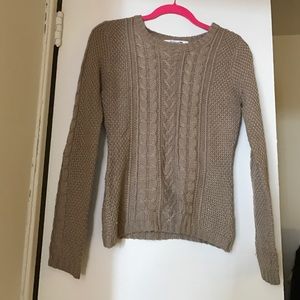 Khaki forever 21 knitted sweater