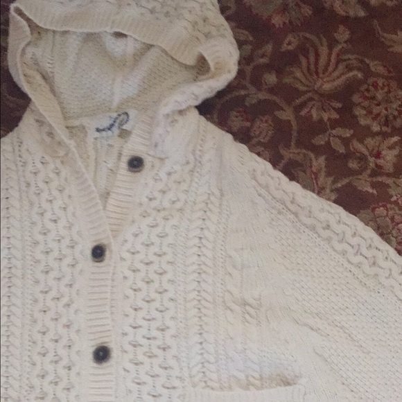 Cape like sweater, very cute.