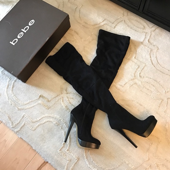 BEBE thigh high Daniela boots