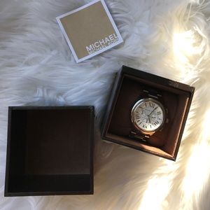 Authentic Silver Michael Kors Bradshaw Watch