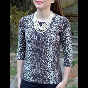 Leopard tippi sweater