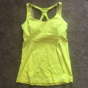 Lululemon crossback fitted tank