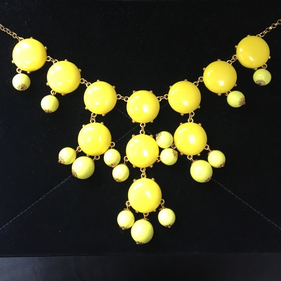 Beaded Yellow Necklace