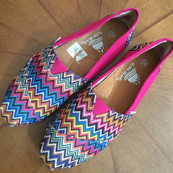 Shoes - Colorful Slip On Shoes