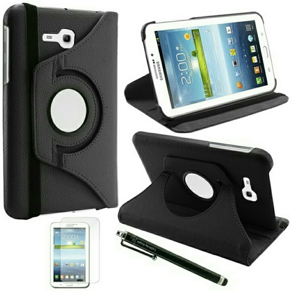 360 Rotating Leather Tablet Case Cover
