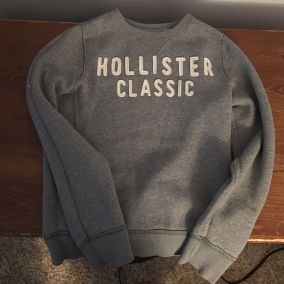 Grey Hollister sweatshirt size small.