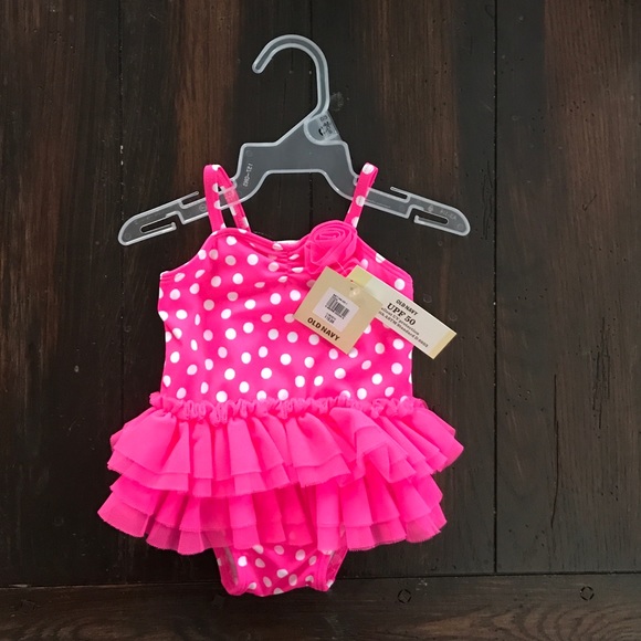 BNWT Old Navy Swimsuit, 0-3 months