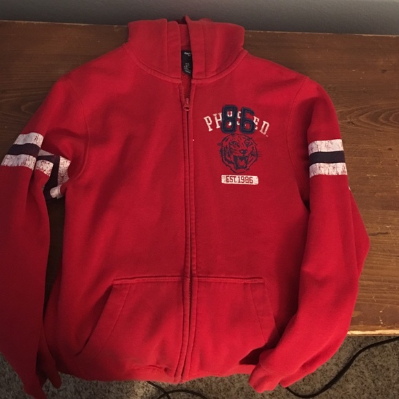 Red hoodie gap kids sweatshirt