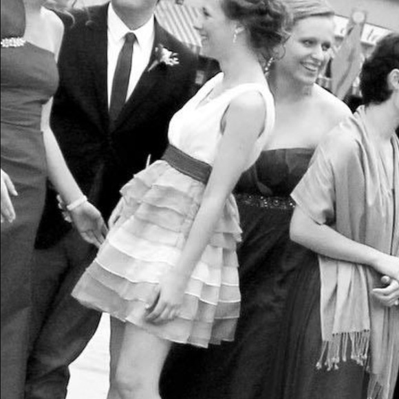 Pink and Red Ruffles Modcloth Dress - Picture 3 of 4