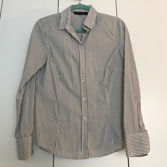 Zara cuff button down shirt
