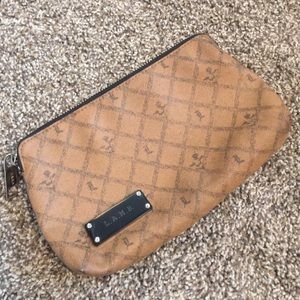 L.A.M.B Zippered pouch