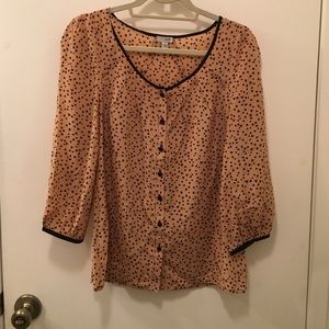 Anthropologie odille Casino nights blouse