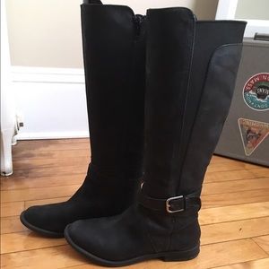 Lucky Brand Black Leather Boots EUC! Sz 5.5