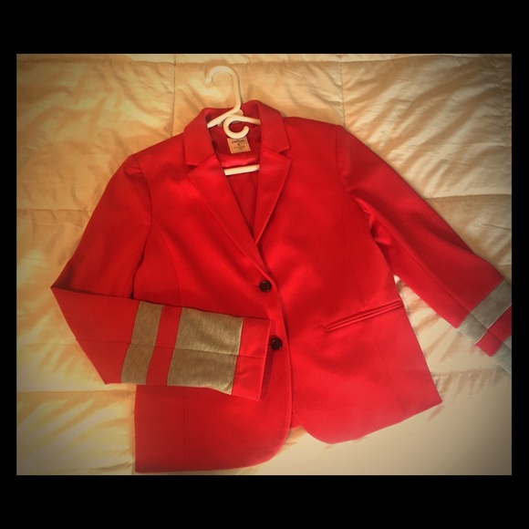 Rock the RED this winter with this GAP blazer!