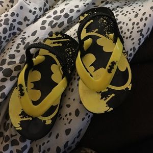 Boys batman flip flops
