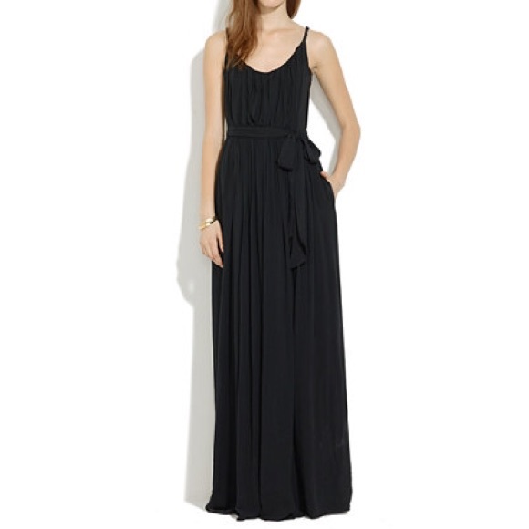Madewell Sun Isle Black Maxi with POCKETS!!!