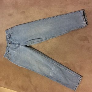 High wasted denim jeans