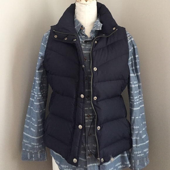 J. Crew navy puffer 🐧