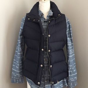 J. Crew navy puffer 🐧