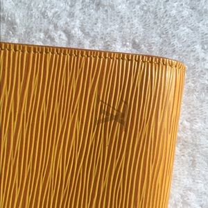 Authentic Louis Vuitton Yellow Potchette