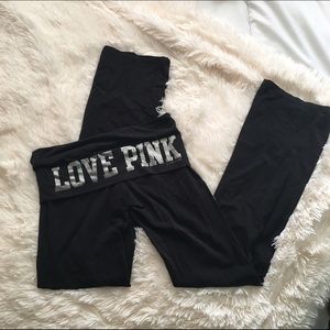 SALE!! PINK bling yoga pants