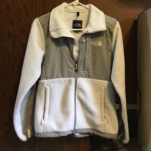 White North Face Denali Fleece