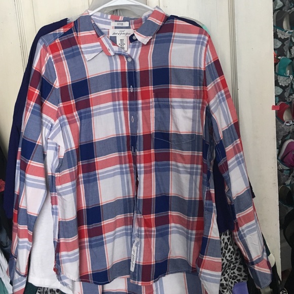 Fitted label of graded goods flannel from H&M