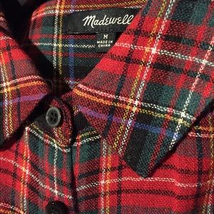 Madewell Central shirt in Tartan Plaid