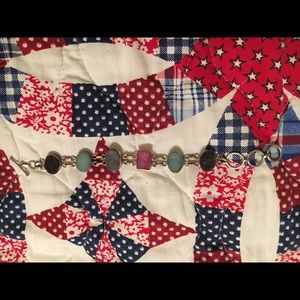 Sterling Silver Stone bracelet