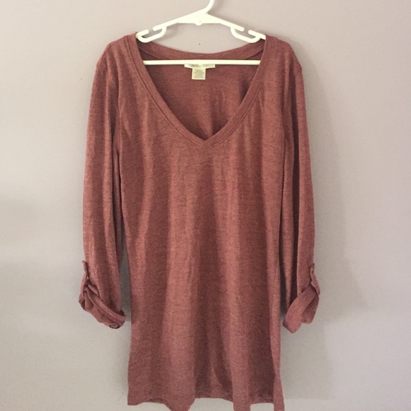 Bozzolo Small maroon 3/4 sleeve top