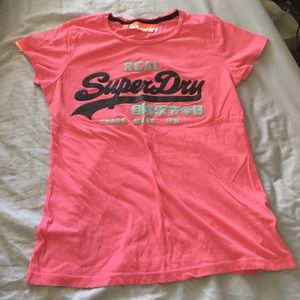 Superdry pink tshirt