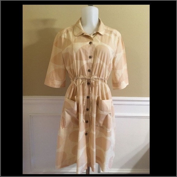 RARE Stem Print Shirt Dress