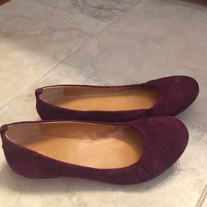 J. Crew Suede Ballet Flats
