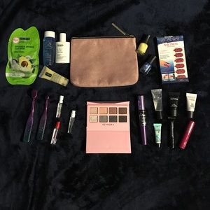Cosmetics/Samples bundle w/ bag