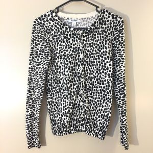 Old Navy Animal Print Cadigan
