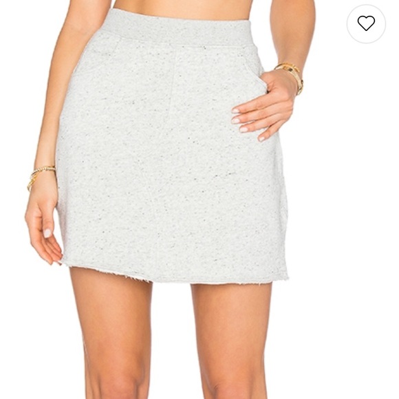 ATM Anthony Thomas Melillo Melange Terry Skirt NWT
