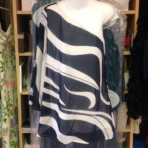 One Shoulder Beach Pool Coverup Top