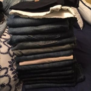 Pre-owned brand jeans