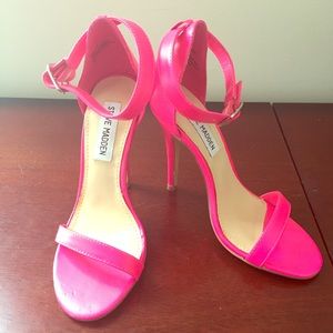 Neon pink Steve Madden heels