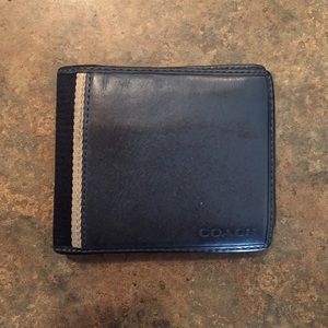 Blue Coach Wallet, USED