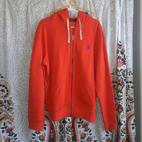 Orange polo hoodie