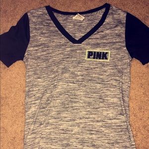 Vs PINK grey v neck